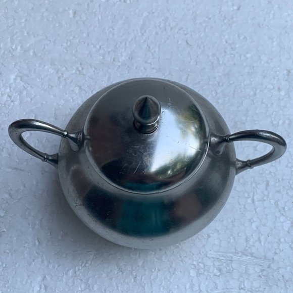 Metawa Dining Vintage Metawa Holland Sugar Container Real Pewter 94